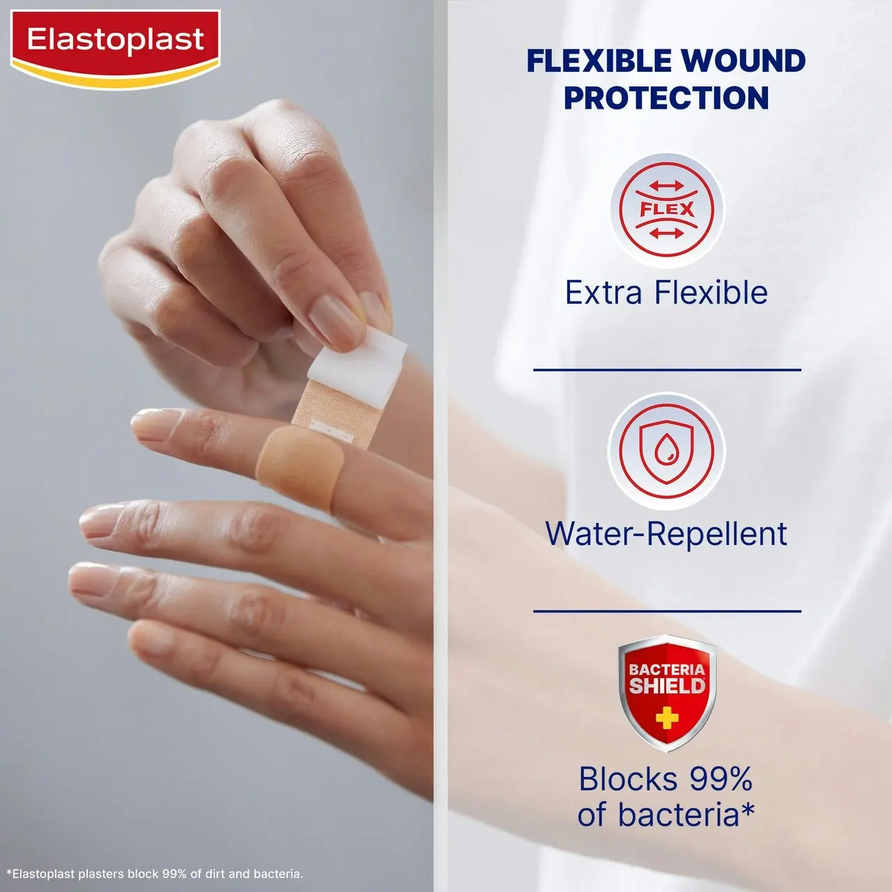 Elastoplast Flexible Fabric 40 Pack