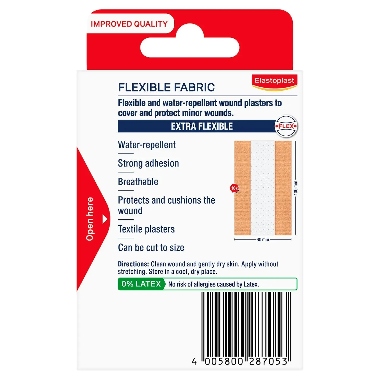 Elastoplast Flexible Fabric Cut to Size 1m