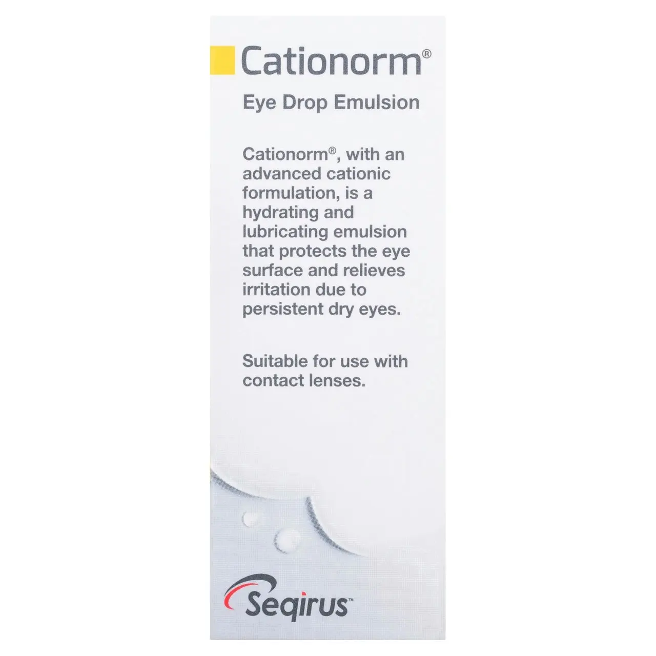 Cationorm Eye Drop Emulsion Dry Eye Relief 10mL