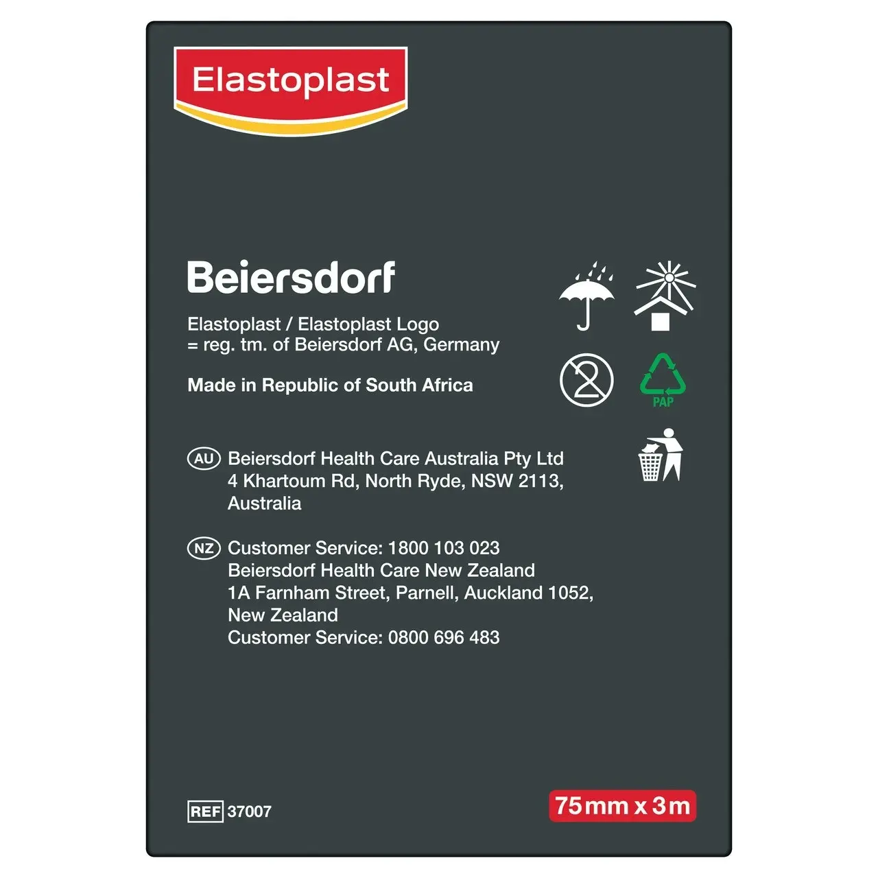 Elastoplast Elastic Adhesive Bandage 75mm x 3m