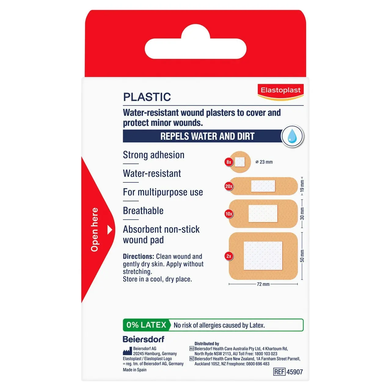 Elastoplast Plastic Assorted 40 Pack