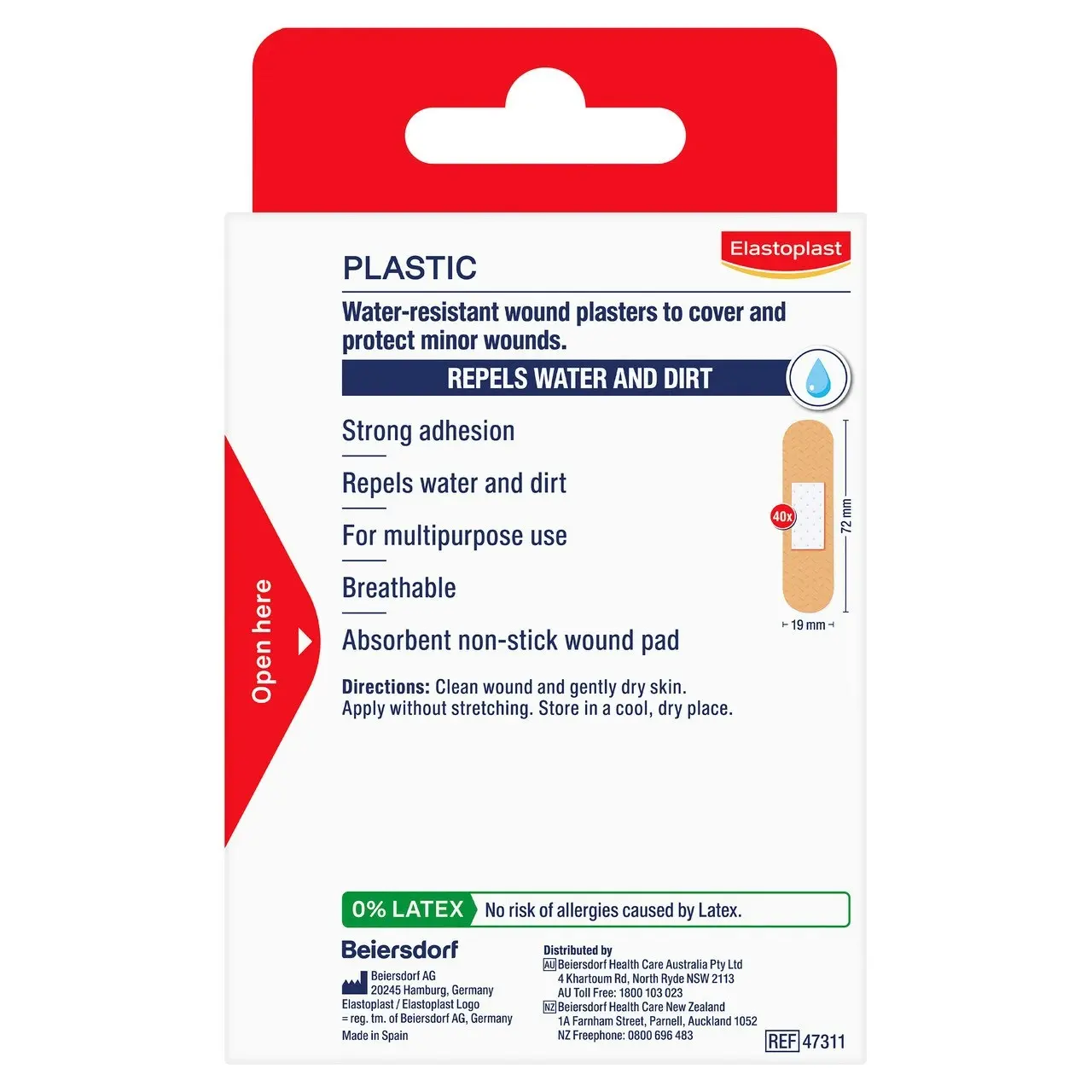 Elastoplast Plastic 40 Pack