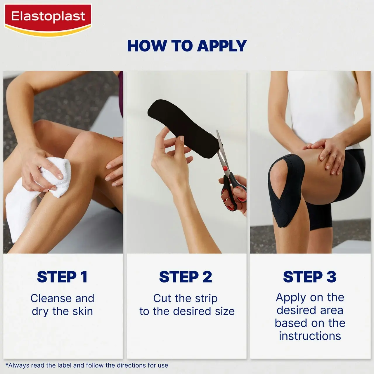 Elastoplast Kinesiology Tape (Black) 50mm x 5m