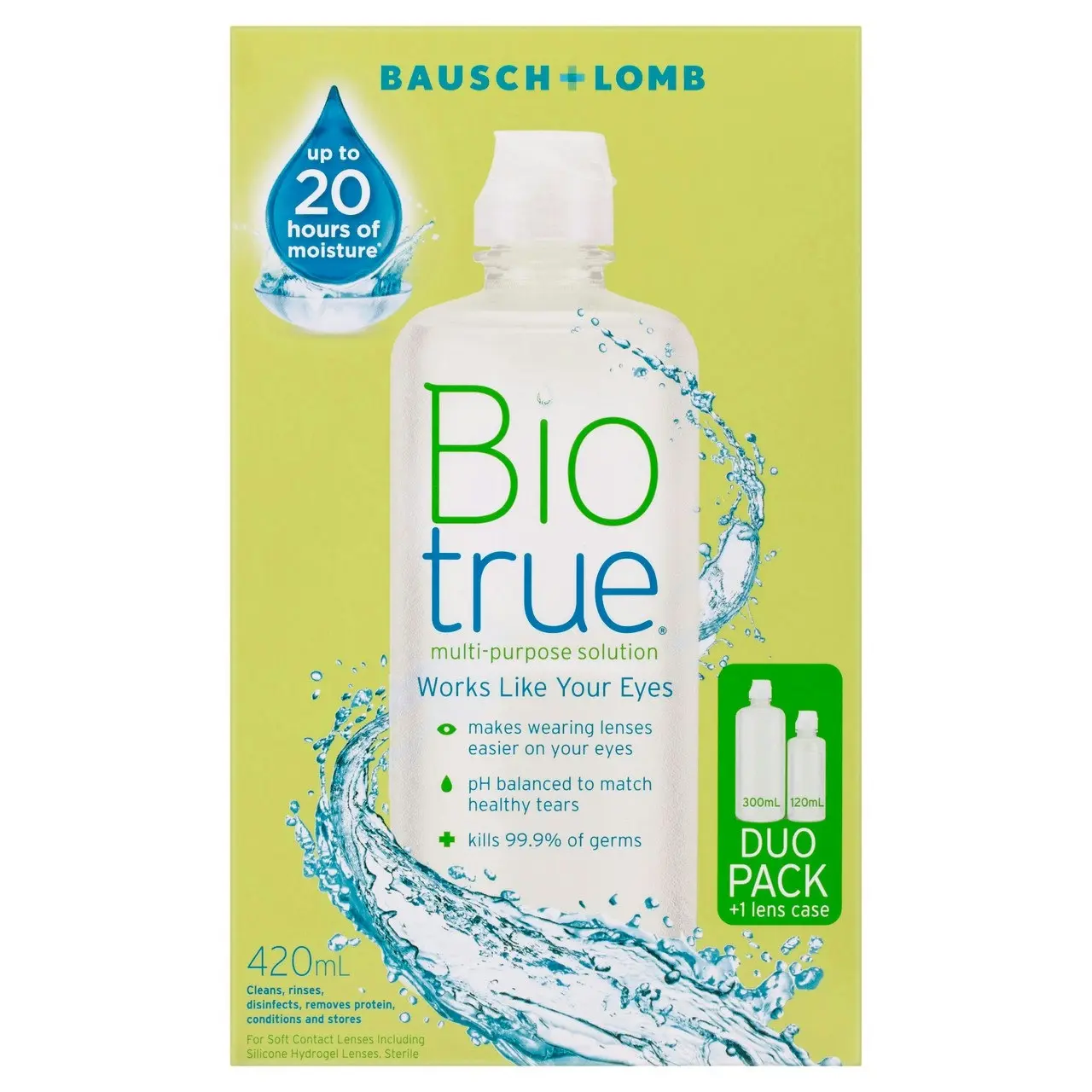 Biotrue Multi-Purpose Solution Duo Pack 420 mL