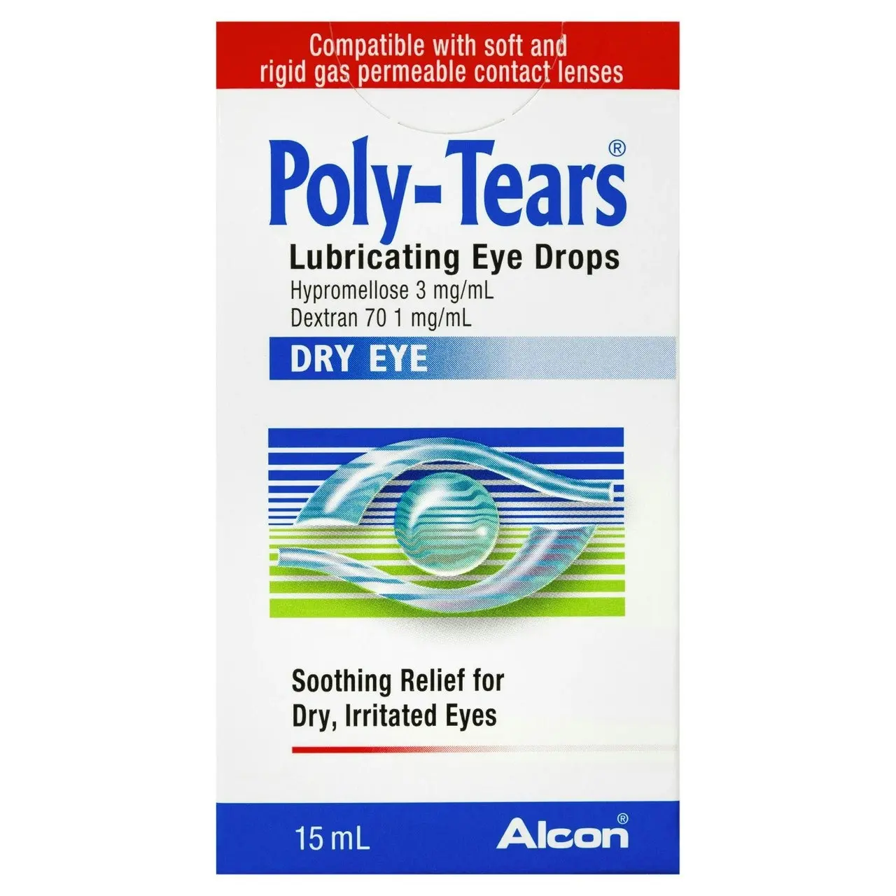 Poly Tears 15ml Eye Drops