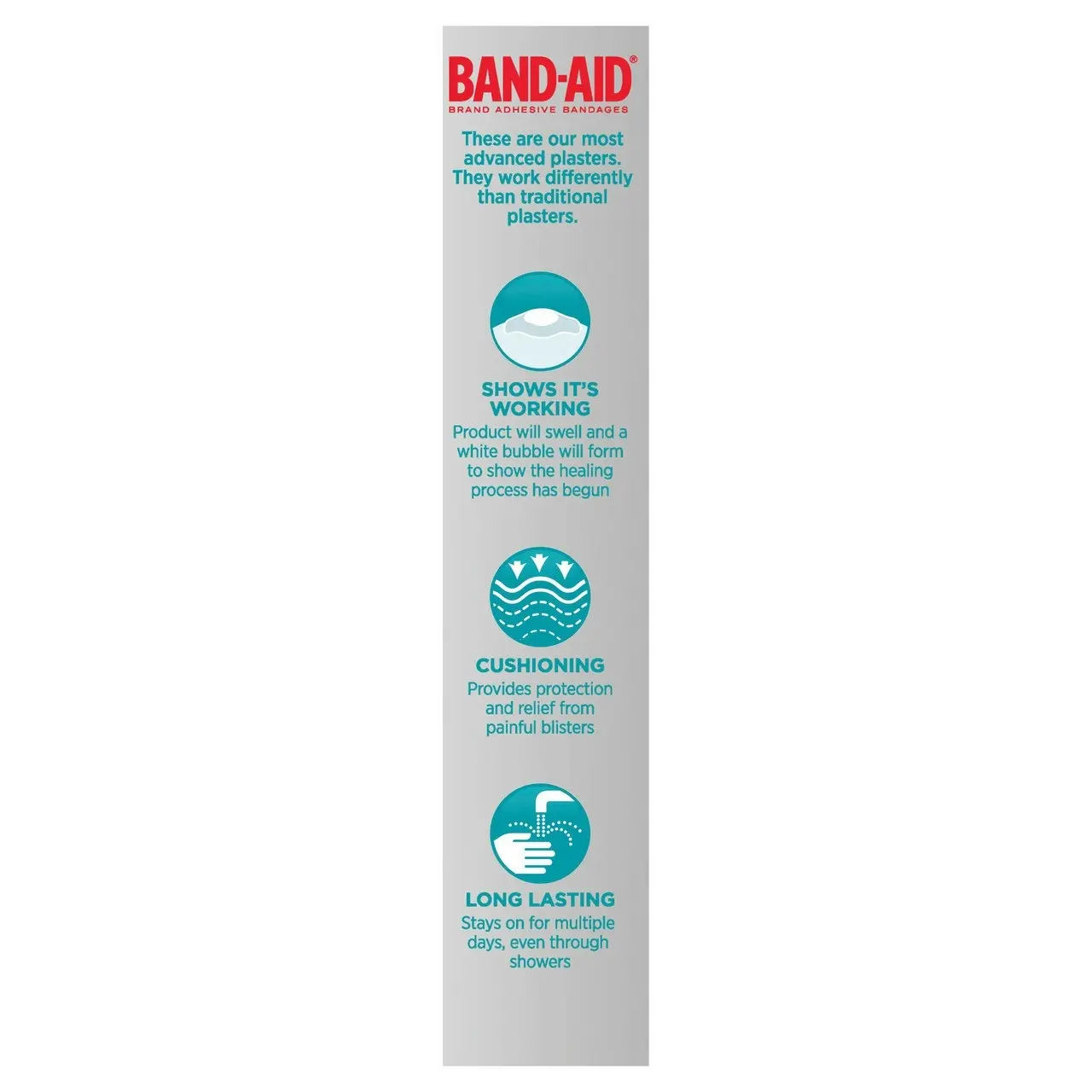 BAND-AID Advanced Healing Hydro Seal Blister Block 4 Pack