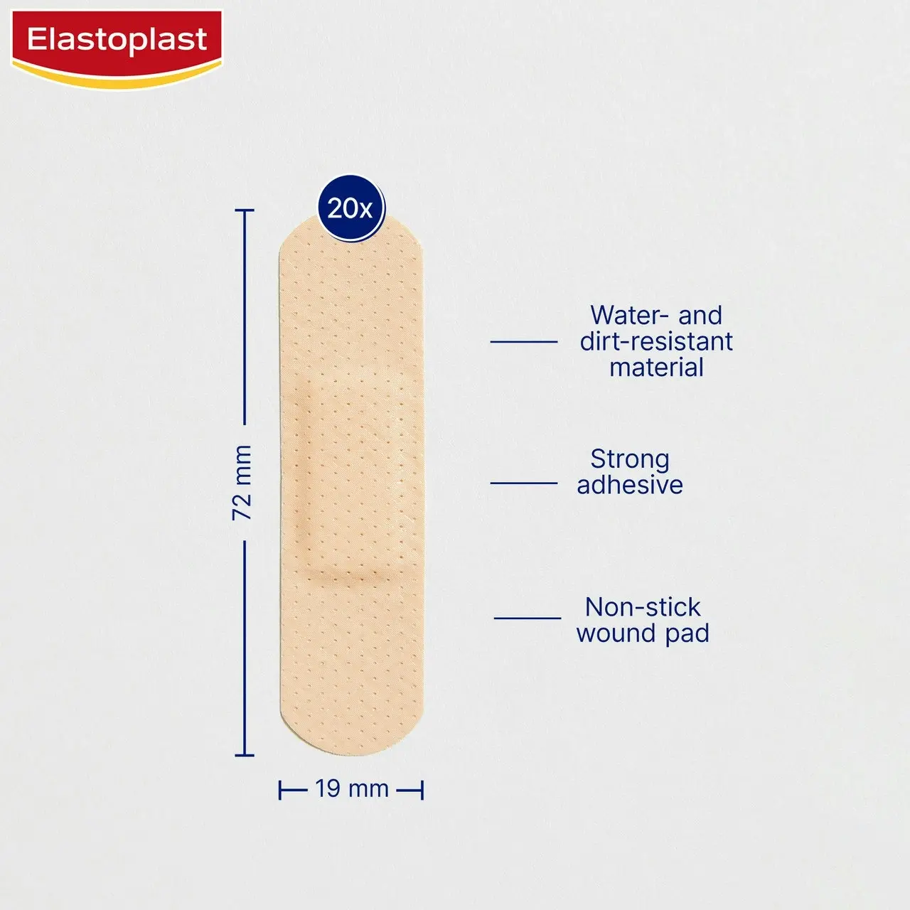 Elastoplast Plastic 20 Pack