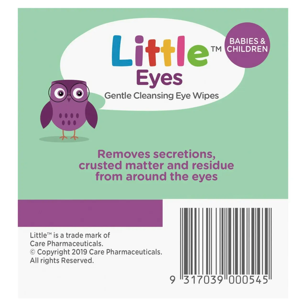 Little Eyes Gentle Cleansing Eye Wipes 30 Pack