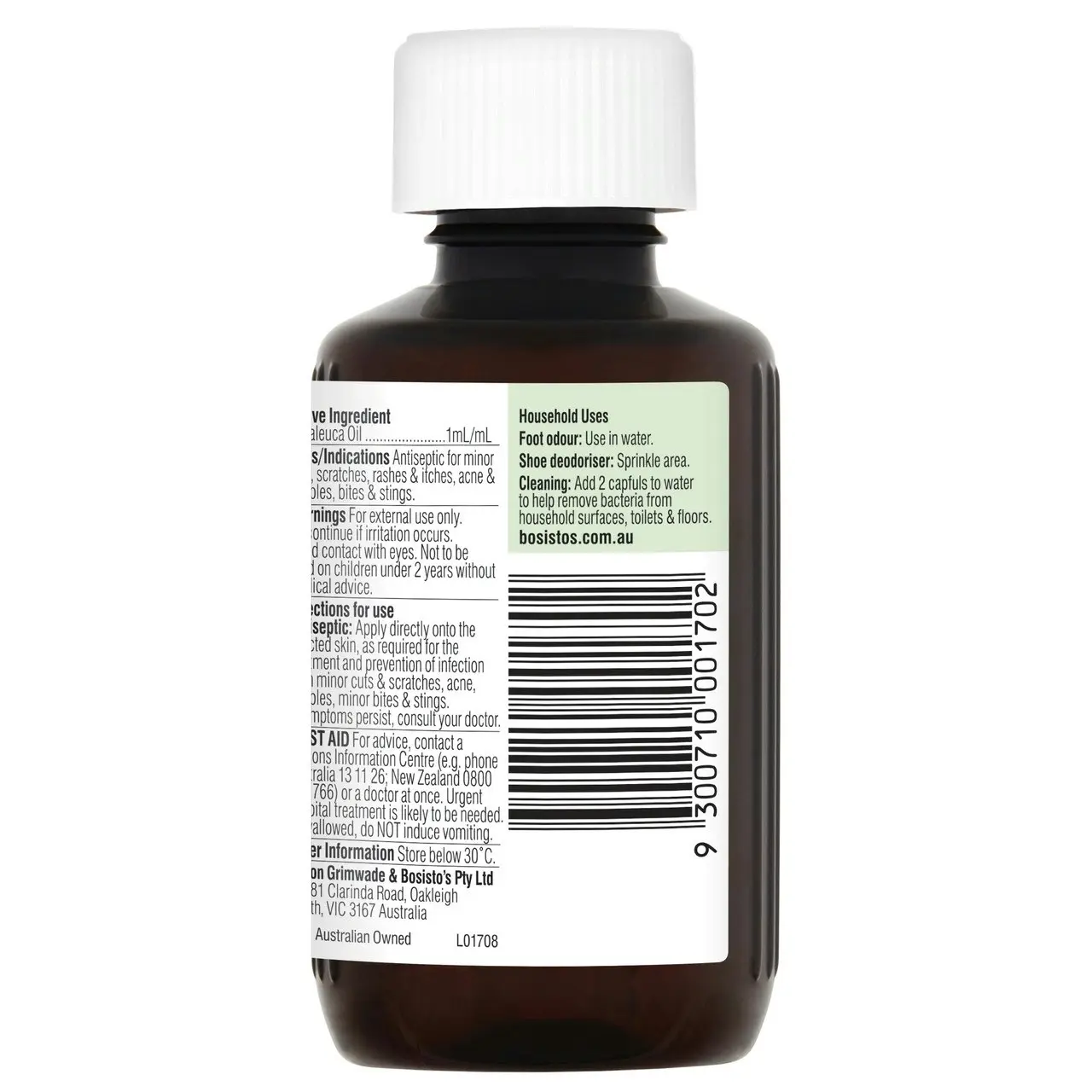 Bosisto's Tea Tree Oil 100mL