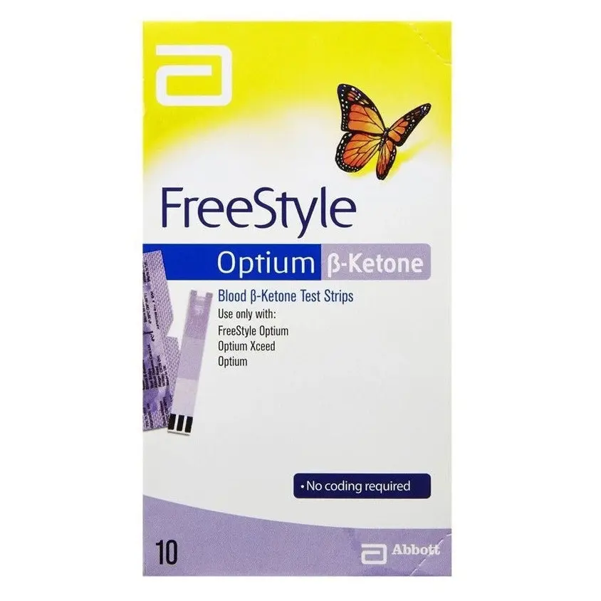 Abbott FreeStyle Optium B-Ketone Test Strips 10