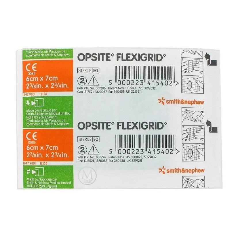 Opsite Flexigrid Dressing 6cm x 7cm - Single Dressing (1 Pack)