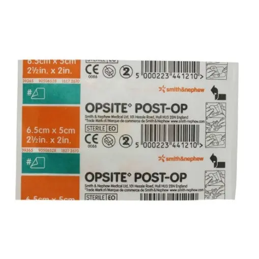 Opsite Post-Op Dressing 6.5cm x 5cm - Single Dressing (1 Pack)