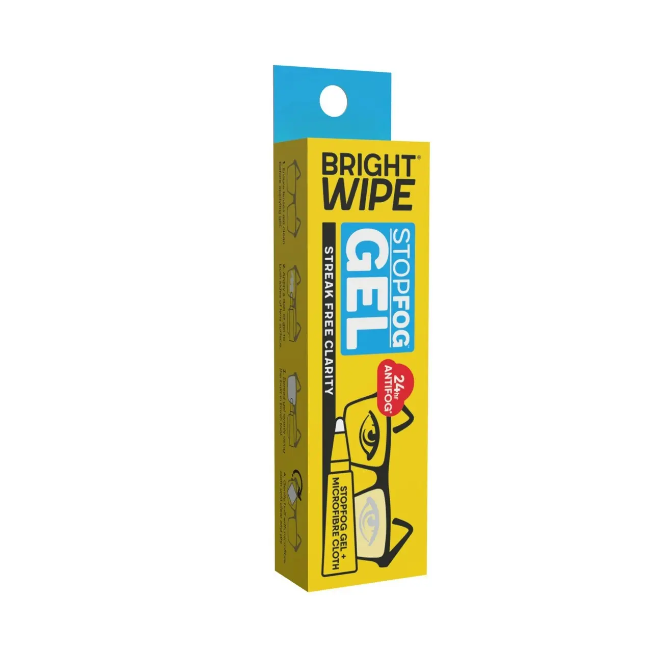 BRIGHTWIPE StopFog Gel + Microfibre Cloth