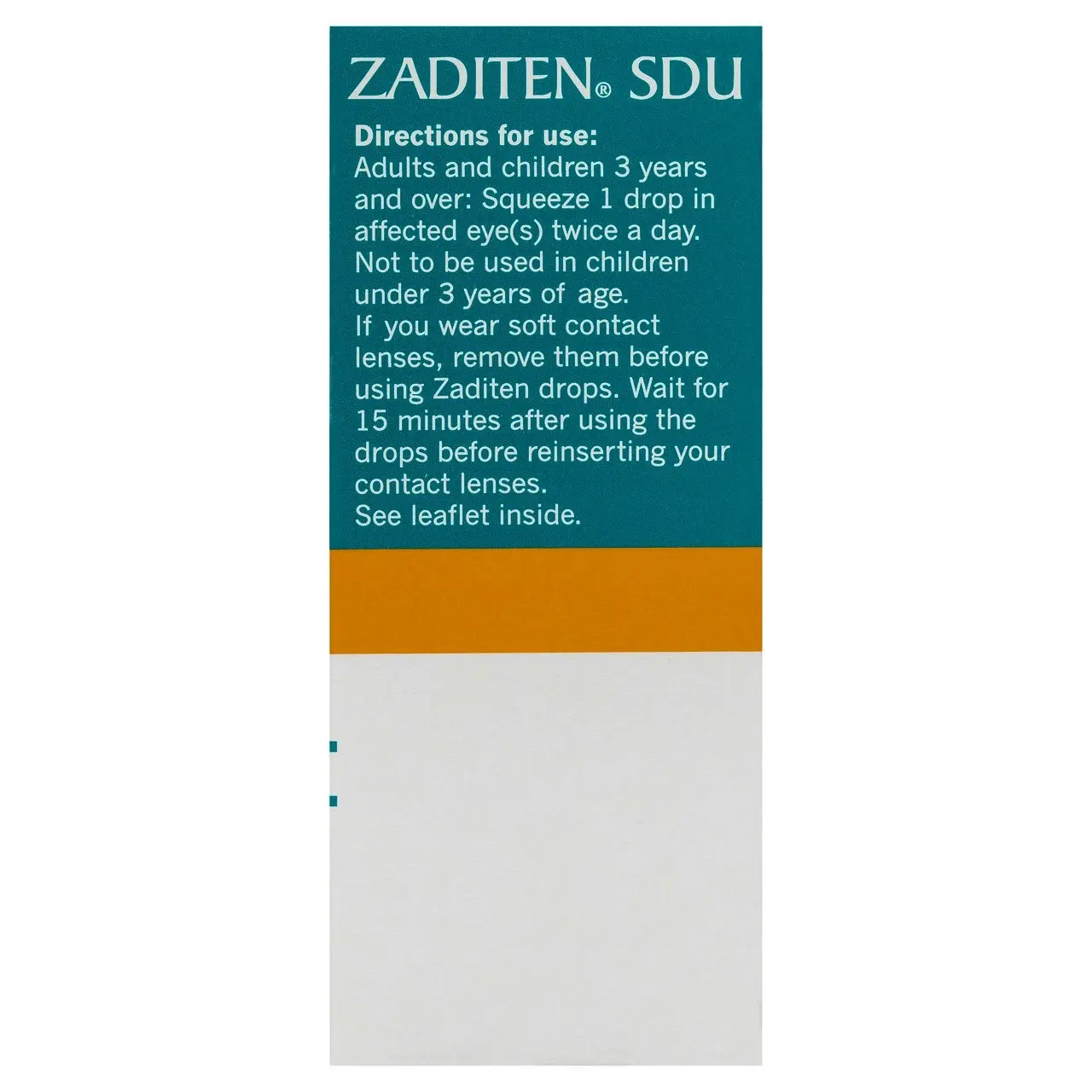 Zaditen Sterile Eye Drops 20 x 0.4mL