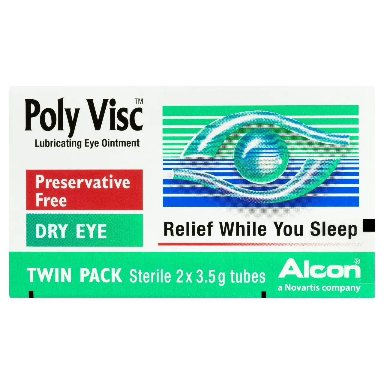 Polyvisc Eye 3.5g x2 Eye Ointment