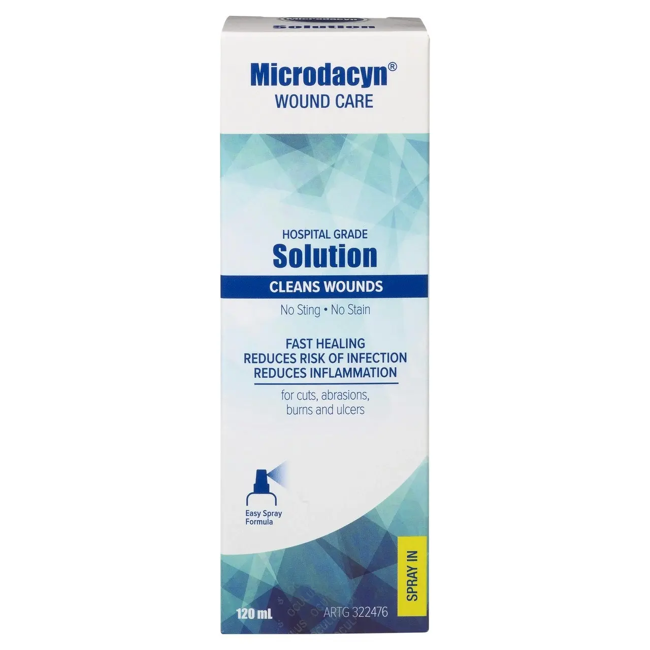 Microdacyn Wound Care Solution 120mL