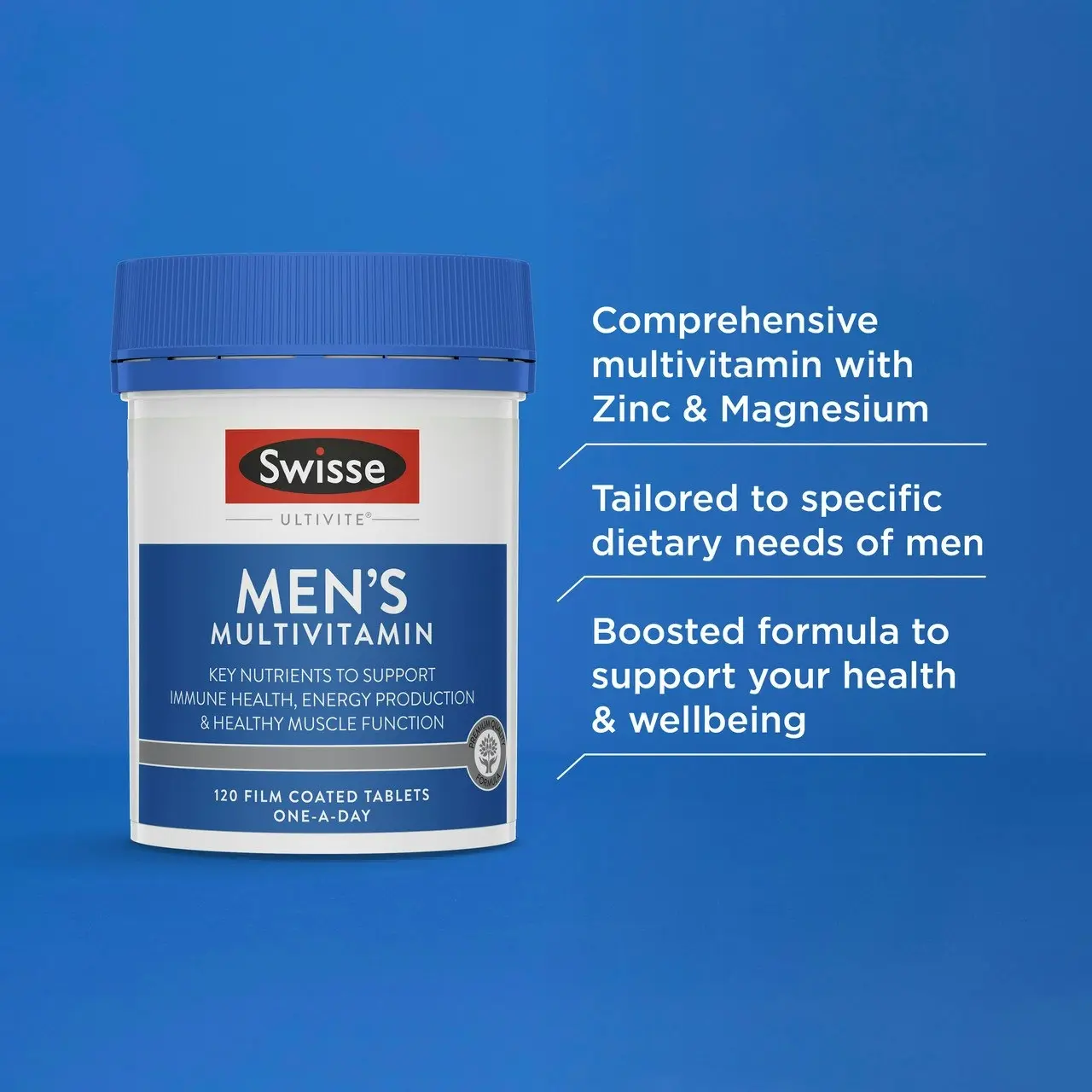 Swisse Ultivite Men's Multivitamin 120 Tablets