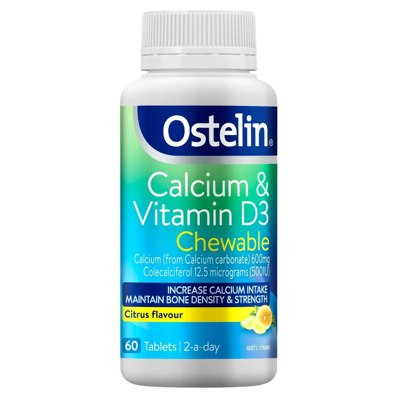 Ostelin Calcium & Vitamin D3 Chewable 60 Tablets