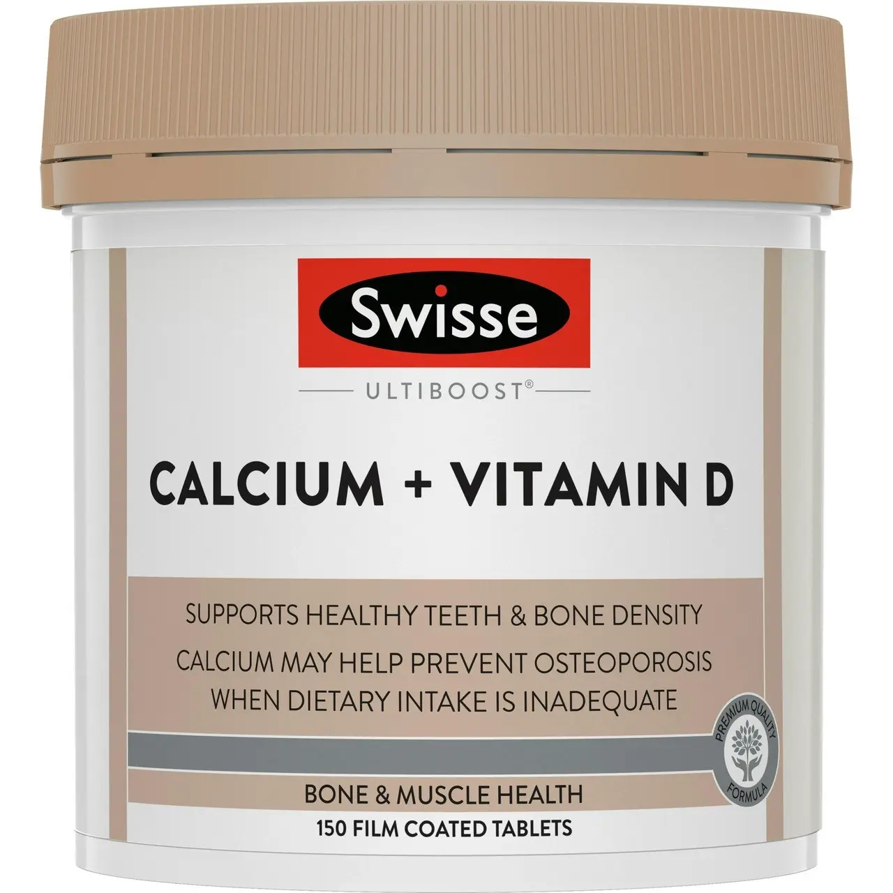 Swisse Ultiboost Calcium + Vitamin D 150 Tablets