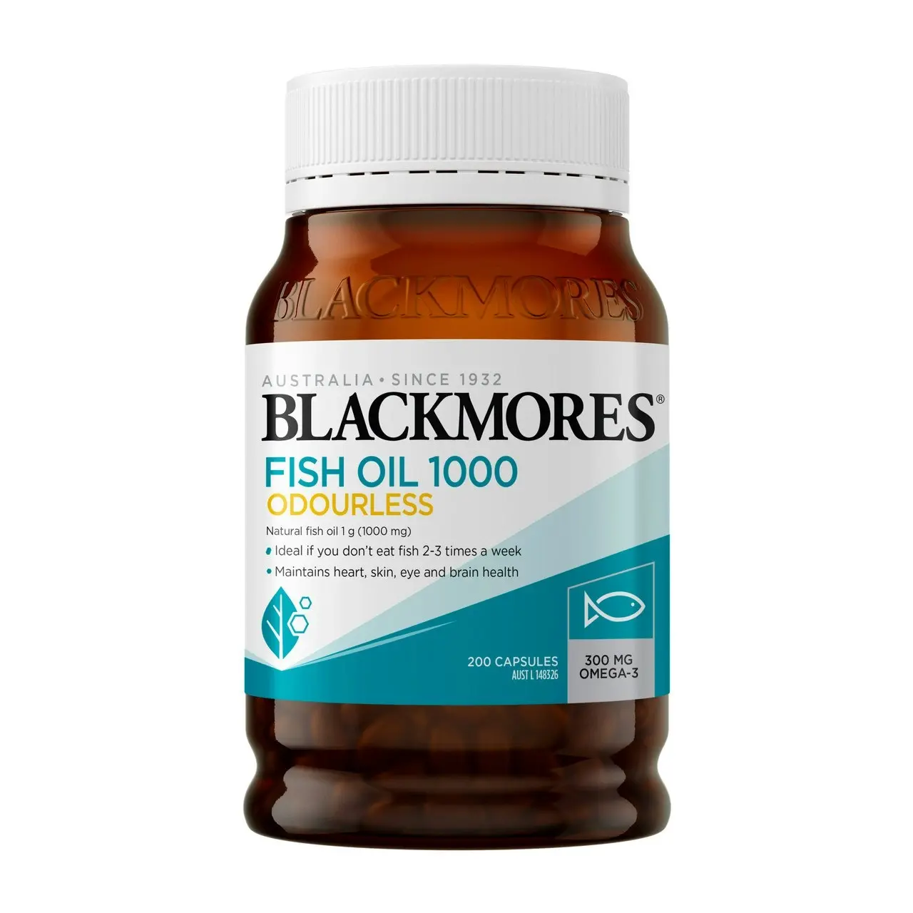 Blackmores Fish Oil 1000 Odourless 200 Capsules