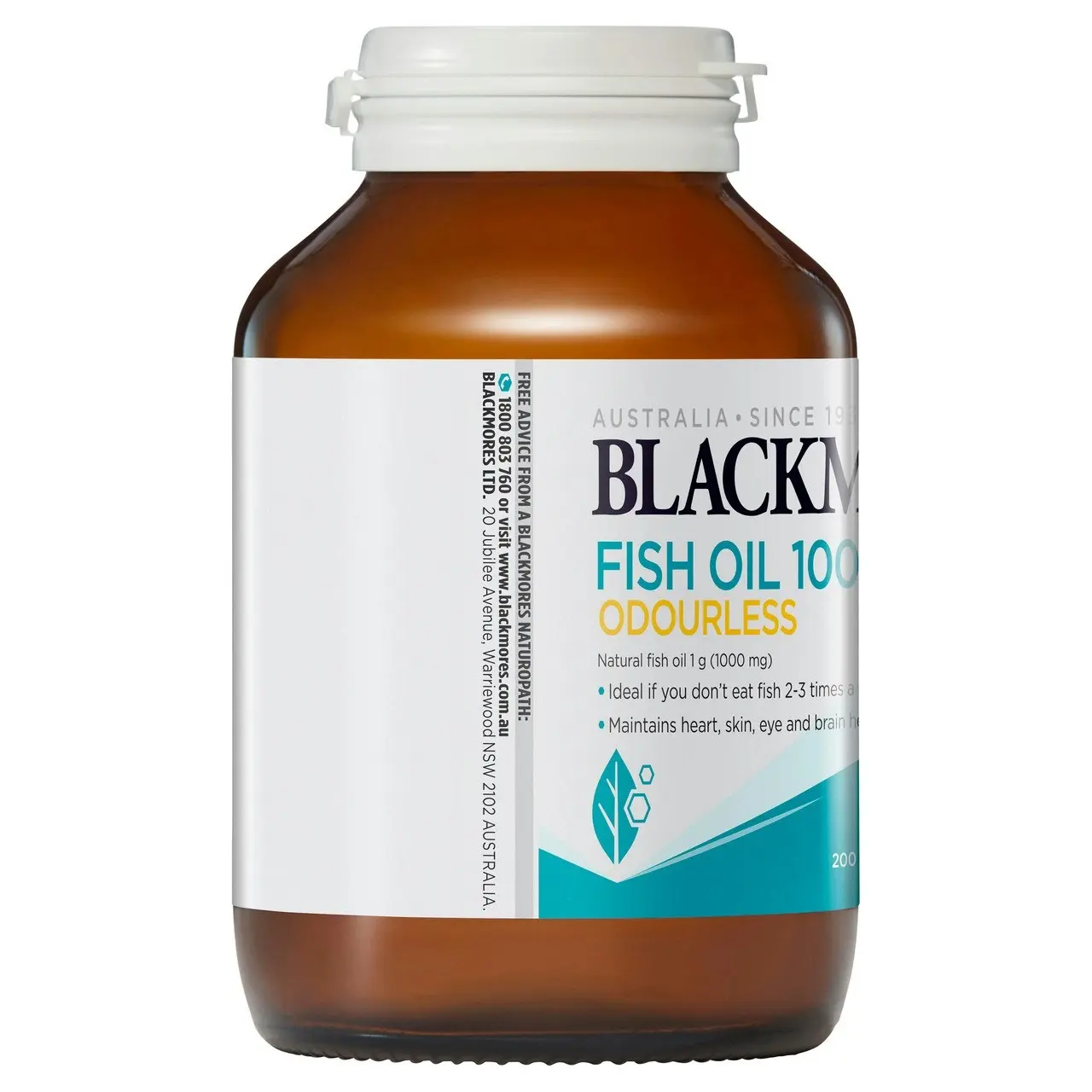 Blackmores Fish Oil 1000 Odourless 200 Capsules