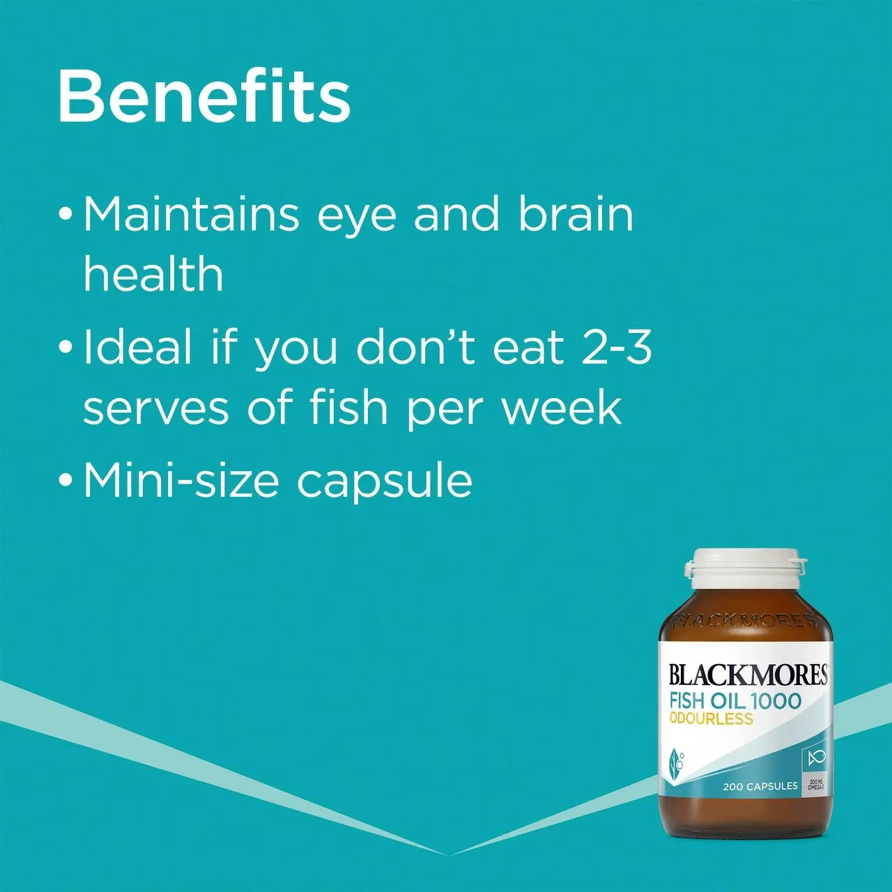 Blackmores Fish Oil 1000 Odourless 200 Capsules