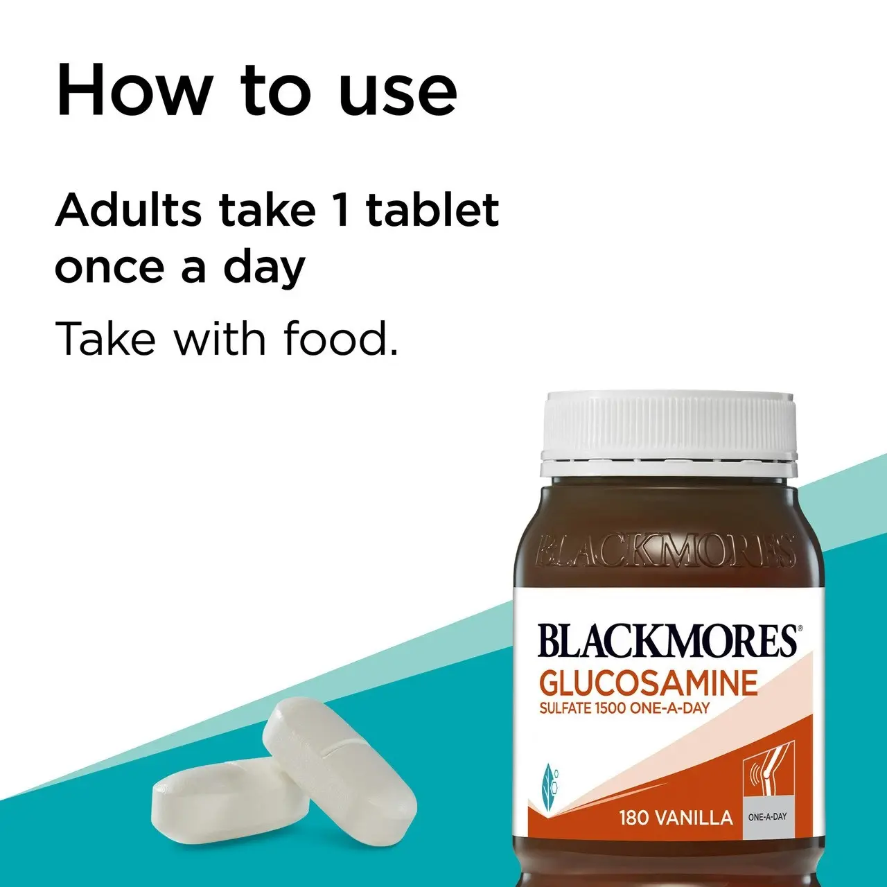 Blackmores Glucosamine Sulfate 1500 One-A-Day 180 Tablets