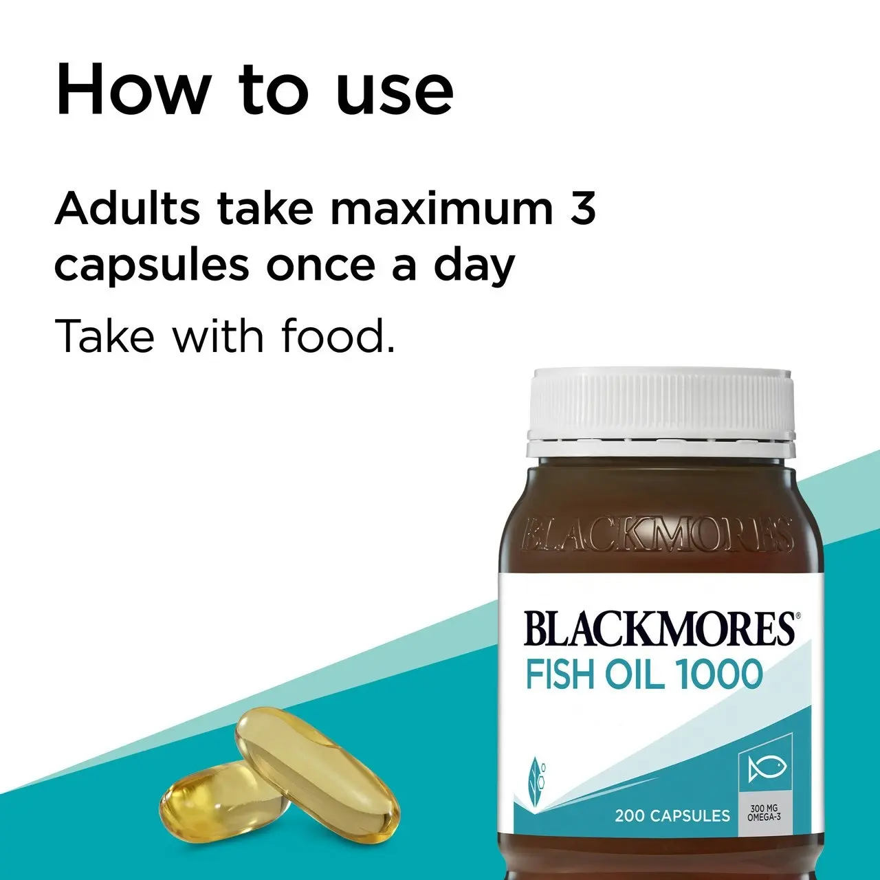 Blackmores Fish Oil 1000 200 Capsules