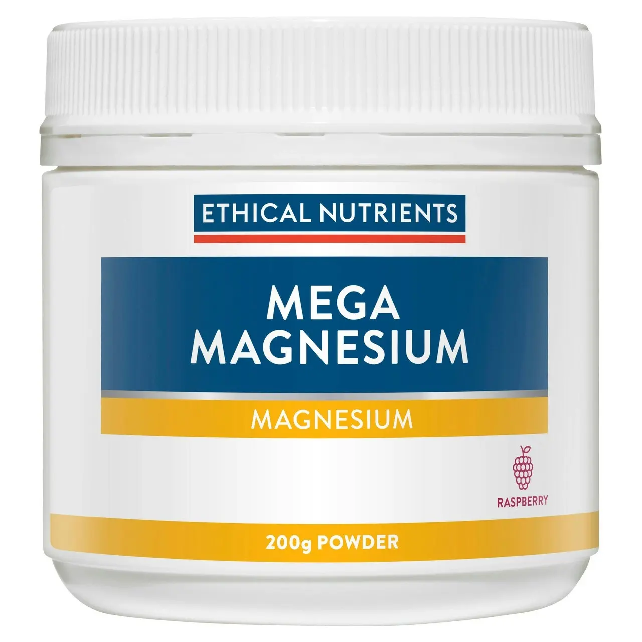 Ethical Nutrients Mega Magnesium 200g Powder Raspberry