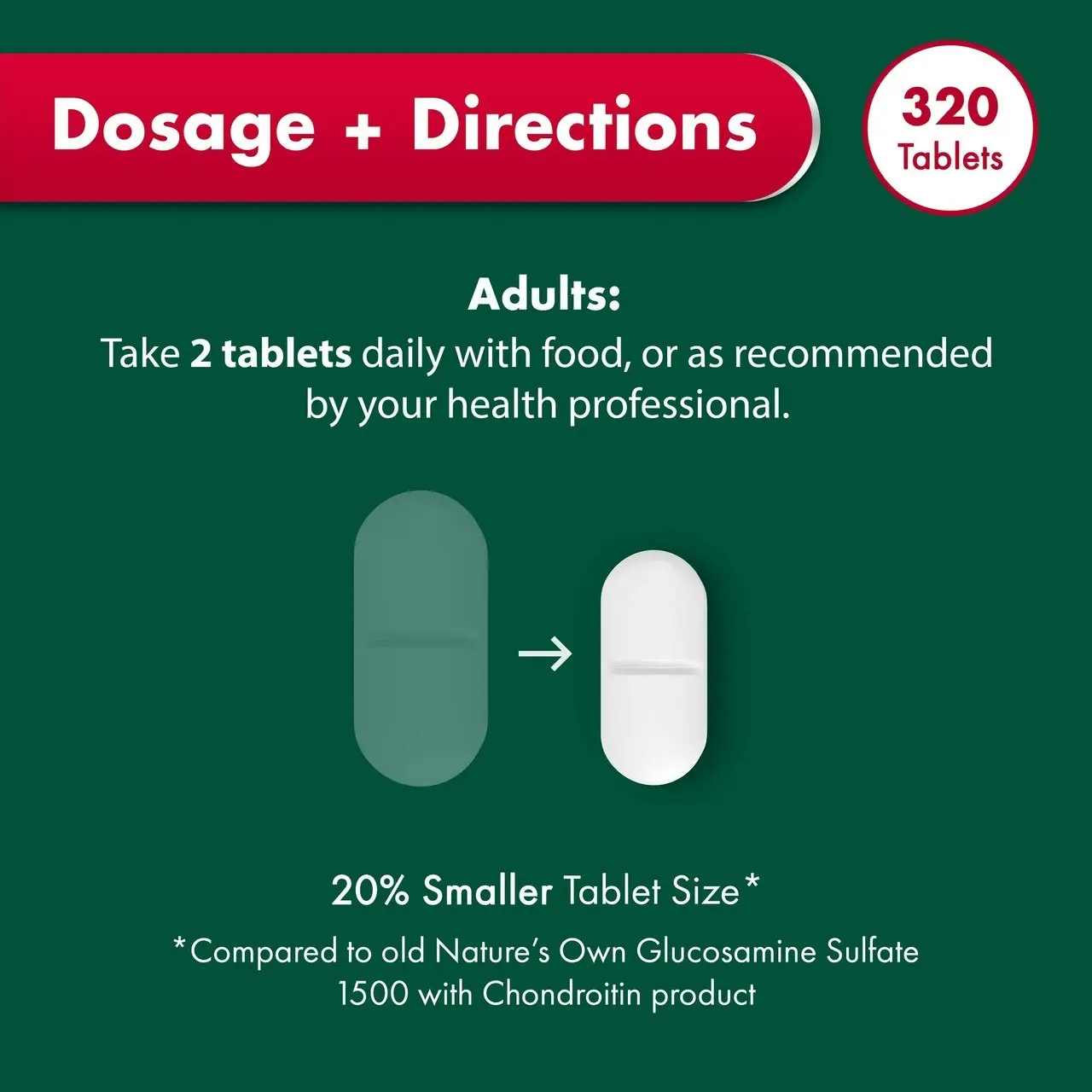 Nature's Own Glucosamine Sulfate with Chondroitin