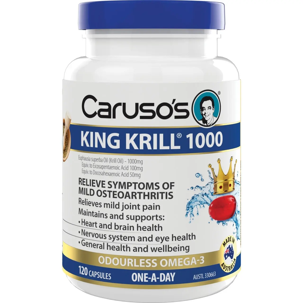 Caruso's King Krill 1000 120 Capsules