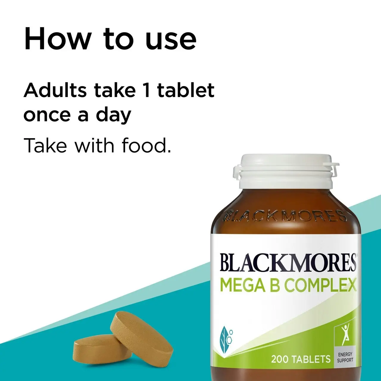 Blackmores Mega B Complex 200 Tablets