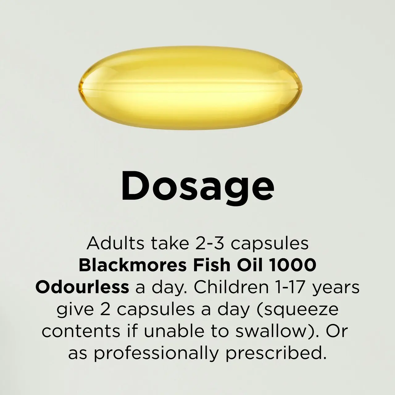 Blackmores Fish Oil Odourless 1000 400 Capsules