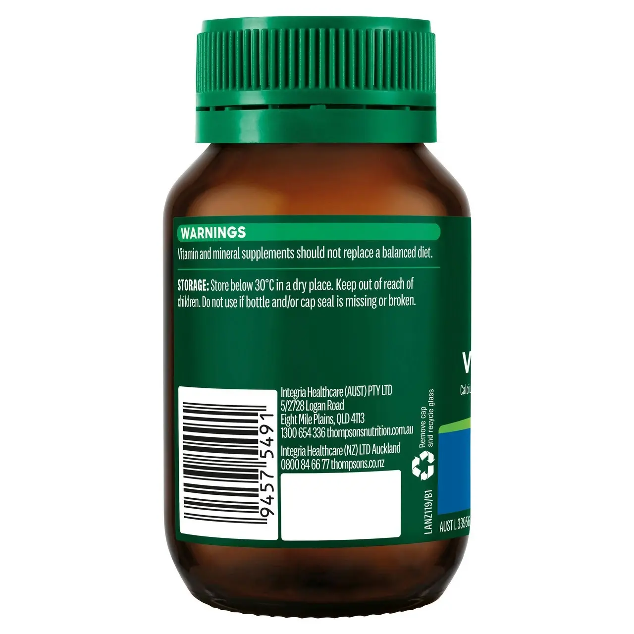 Thompson's Vitamin B5 500mg 60 Tablets