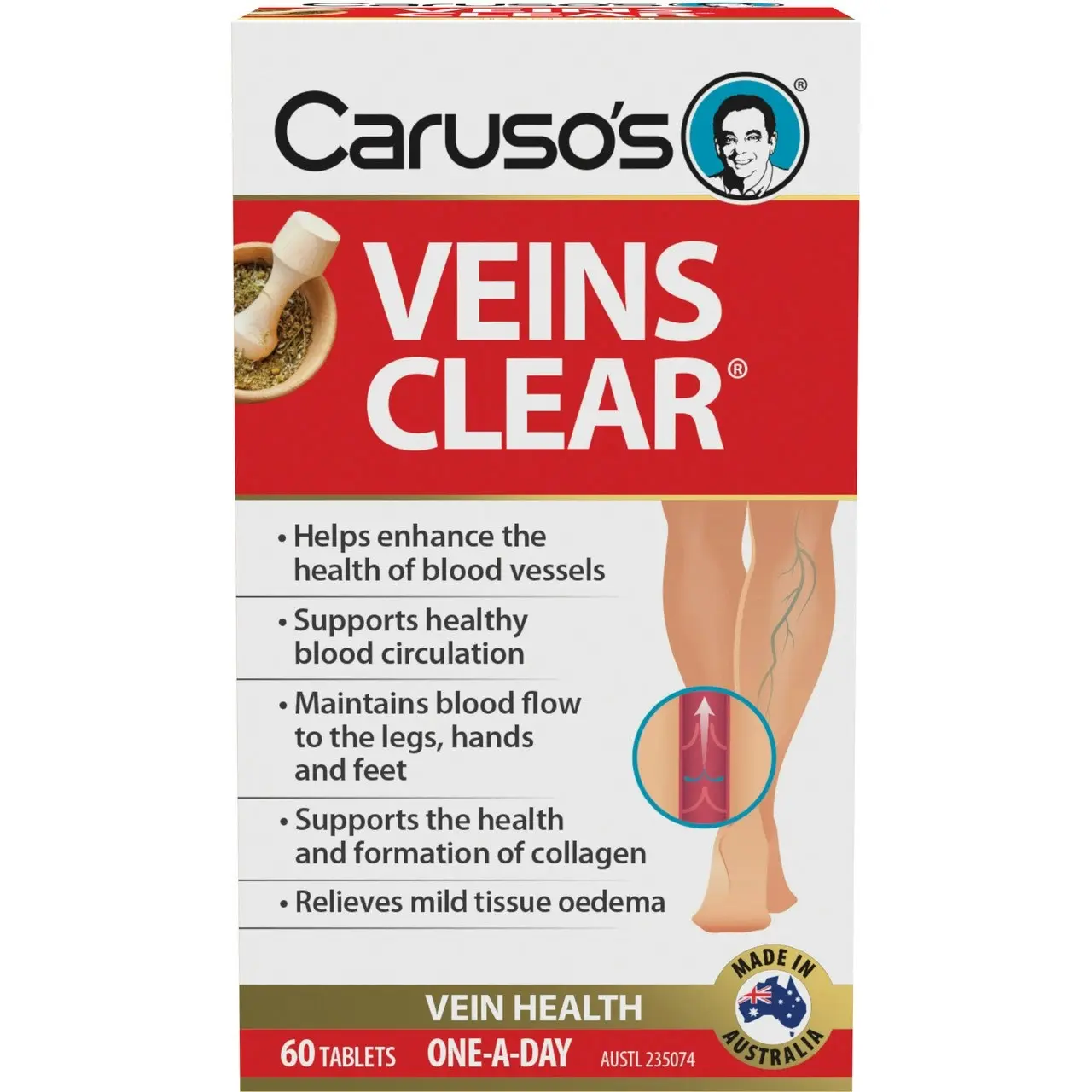 Caruso's Veins Clear(R) 60 Tablets