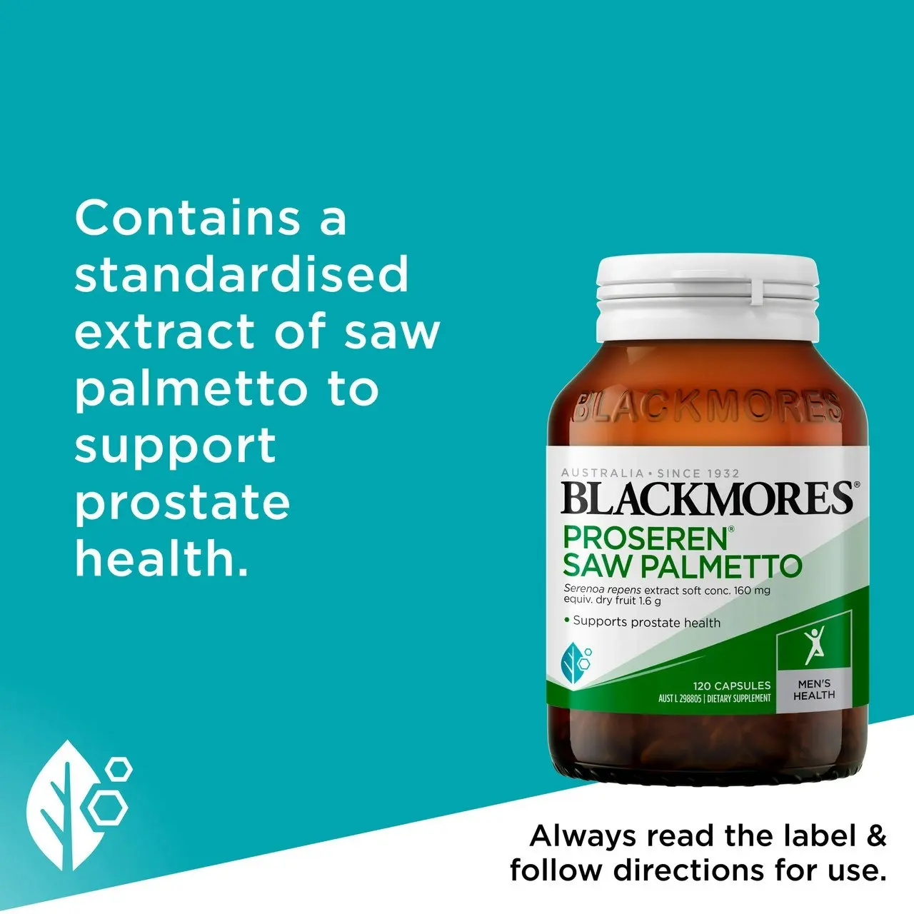 Blackmores Proseren Saw Palmetto 120 Capsules