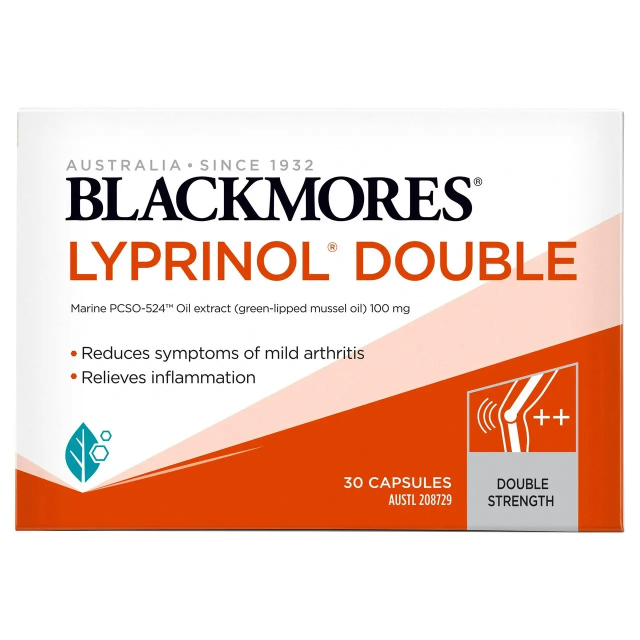 Blackmores Lyprinol Double 30 Capsules