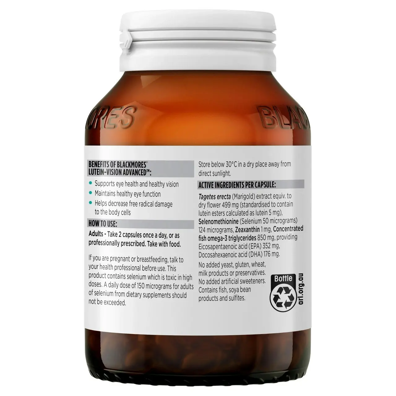 Blackmores Lutein-Vision Advanced 60 Capsules