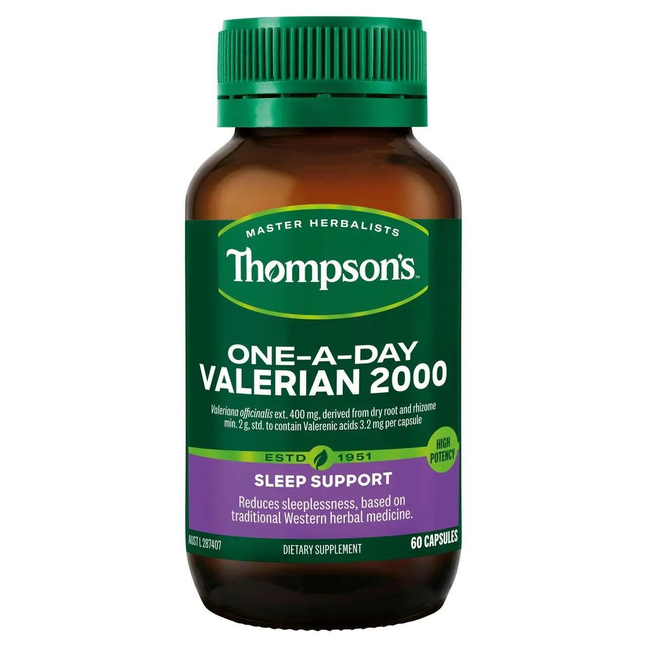 Thompson's One-a-day Valerian 2000 60 caps