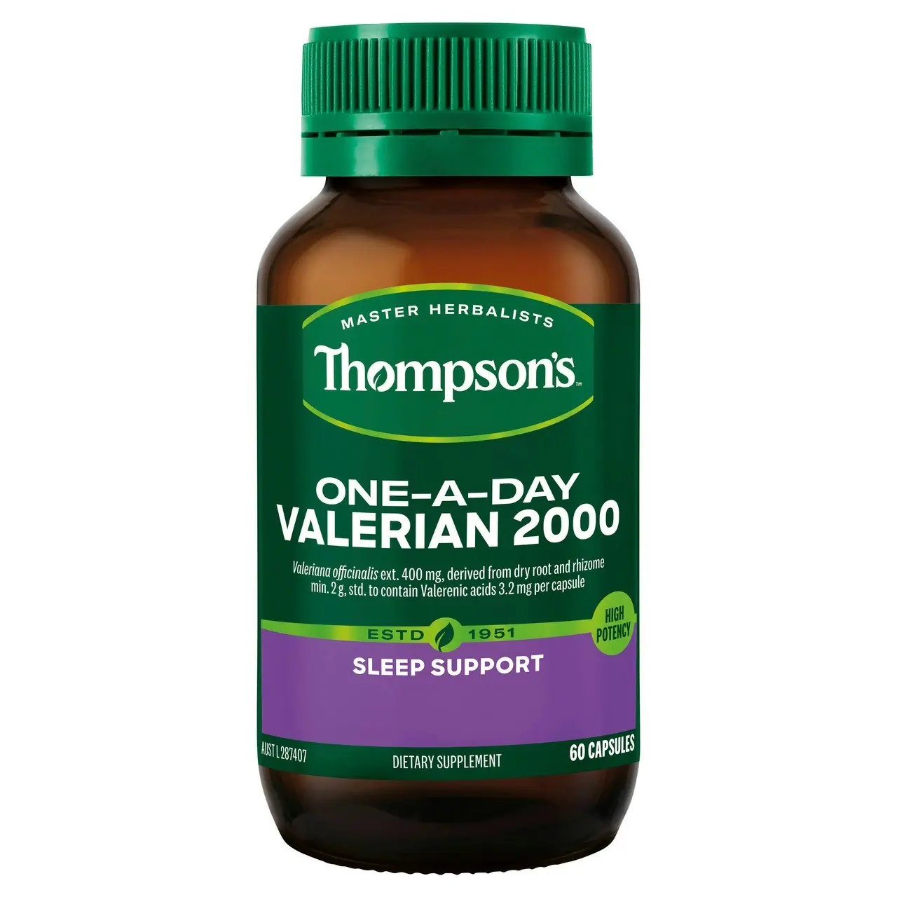 Thompson's One-a-day Valerian 2000 60 caps