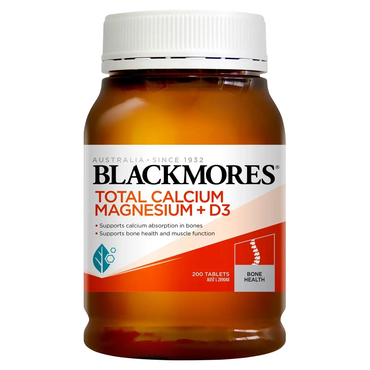 Blackmores Total Calcium Magnesium + D3 200 Tablets