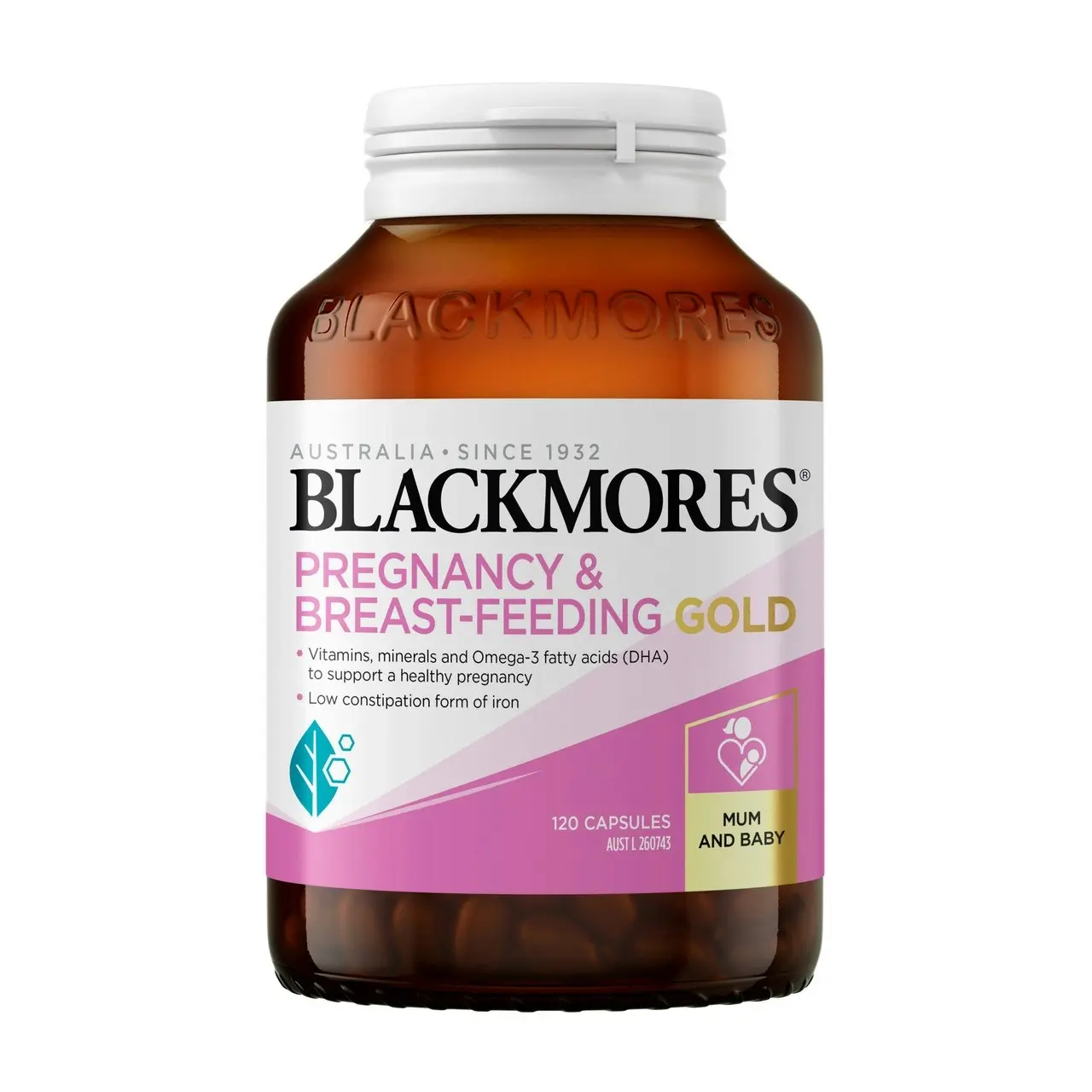 Blackmores Pregnancy and Breast-Feeding Gold 120 Capsules