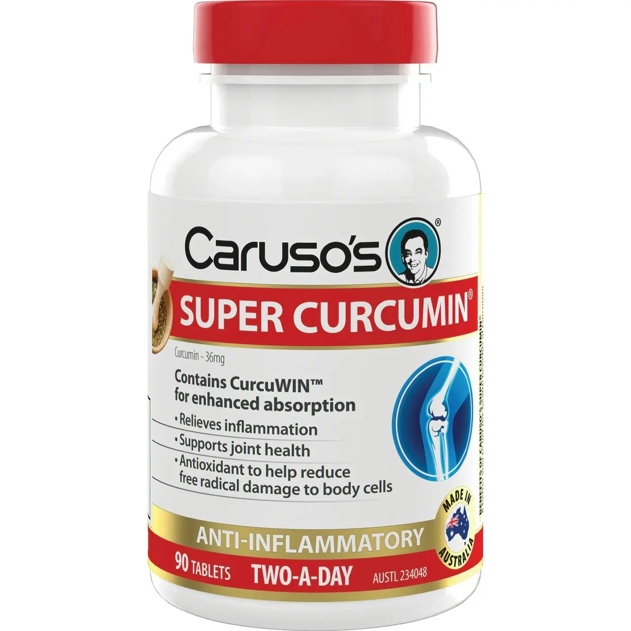 Caruso's Super Curcumin 90 Tablets