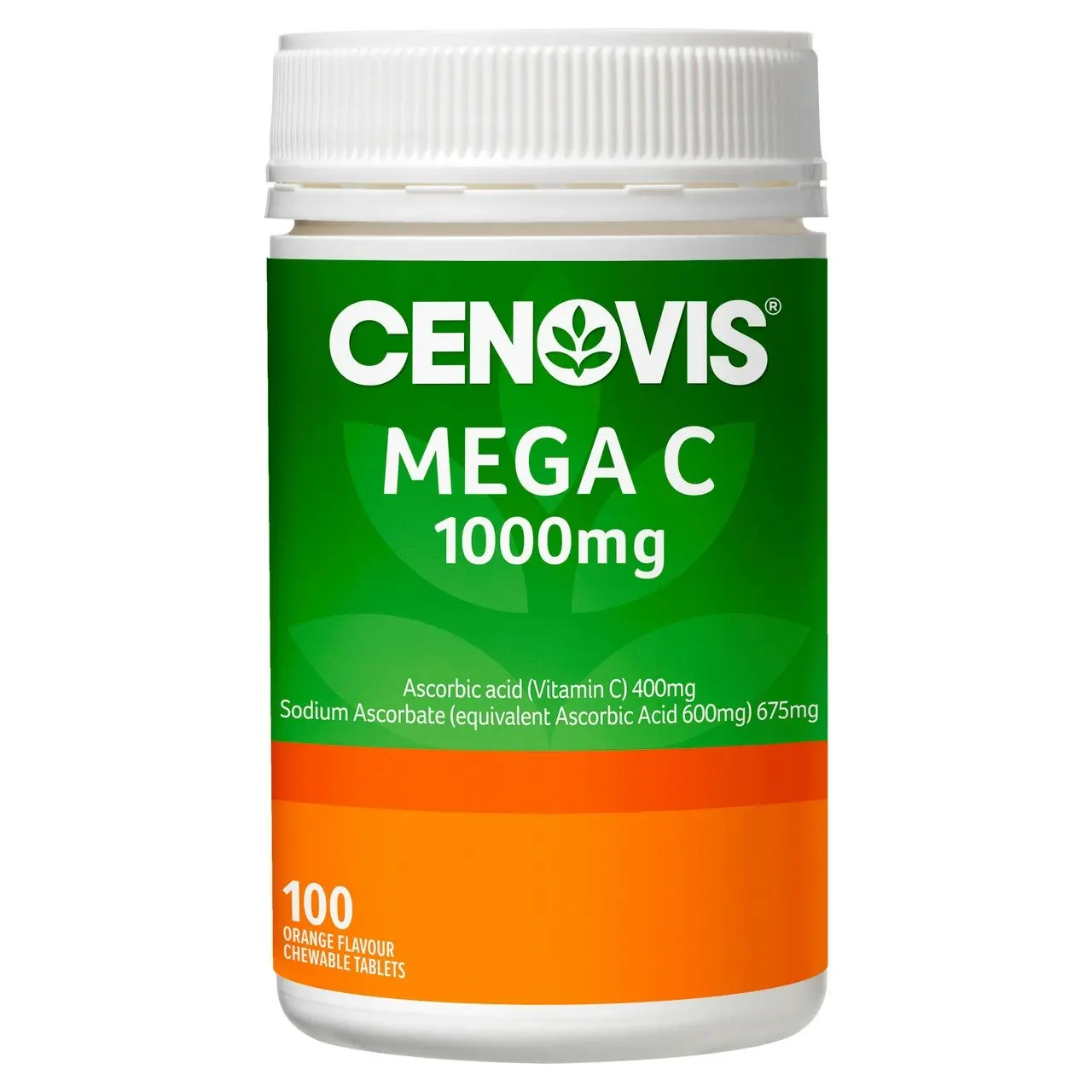 Cenovis Chewable Mega C Orange 1000mg