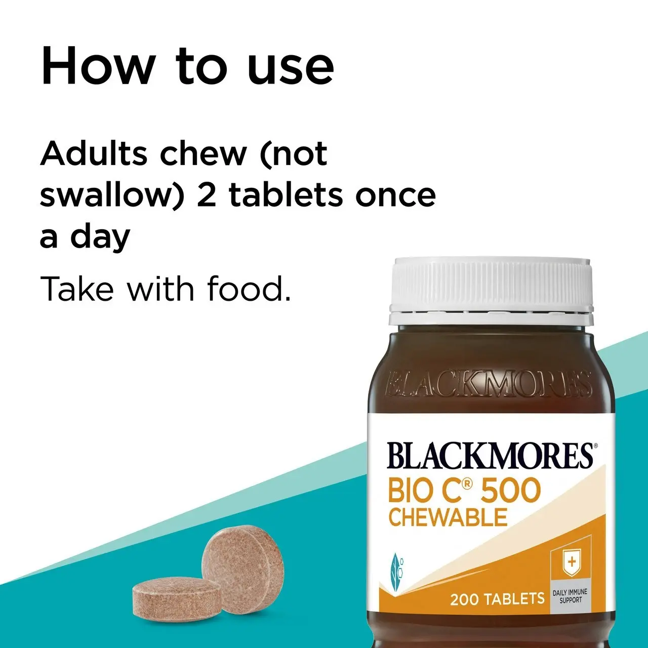 Blackmores Bio C 500 Chewable 200 Tablets