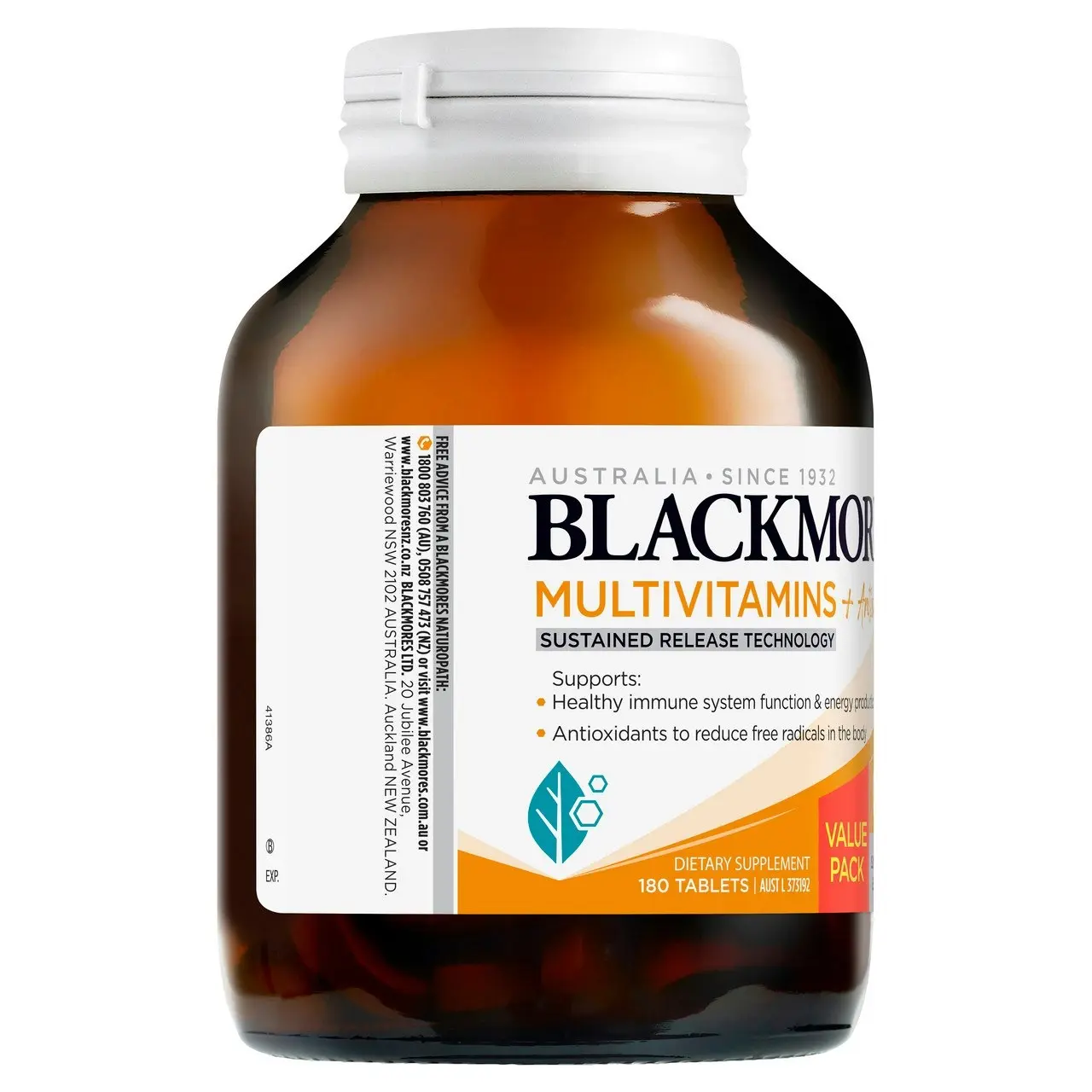 Blackmores Multivitamins + Antioxidants 180 Tablets