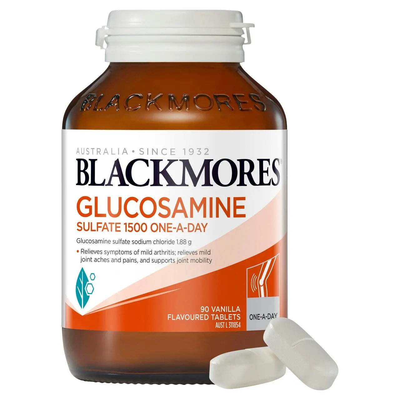 Blackmores Glucosamine Sulfate 1500 One-A-Day 90 Tablets