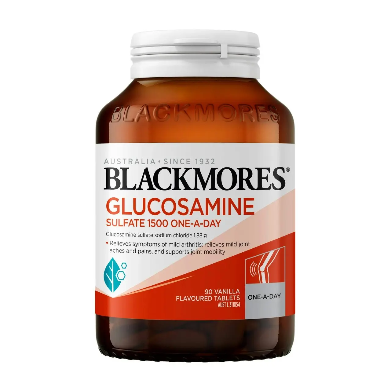 Blackmores Glucosamine Sulfate 1500 One-A-Day 90 Tablets