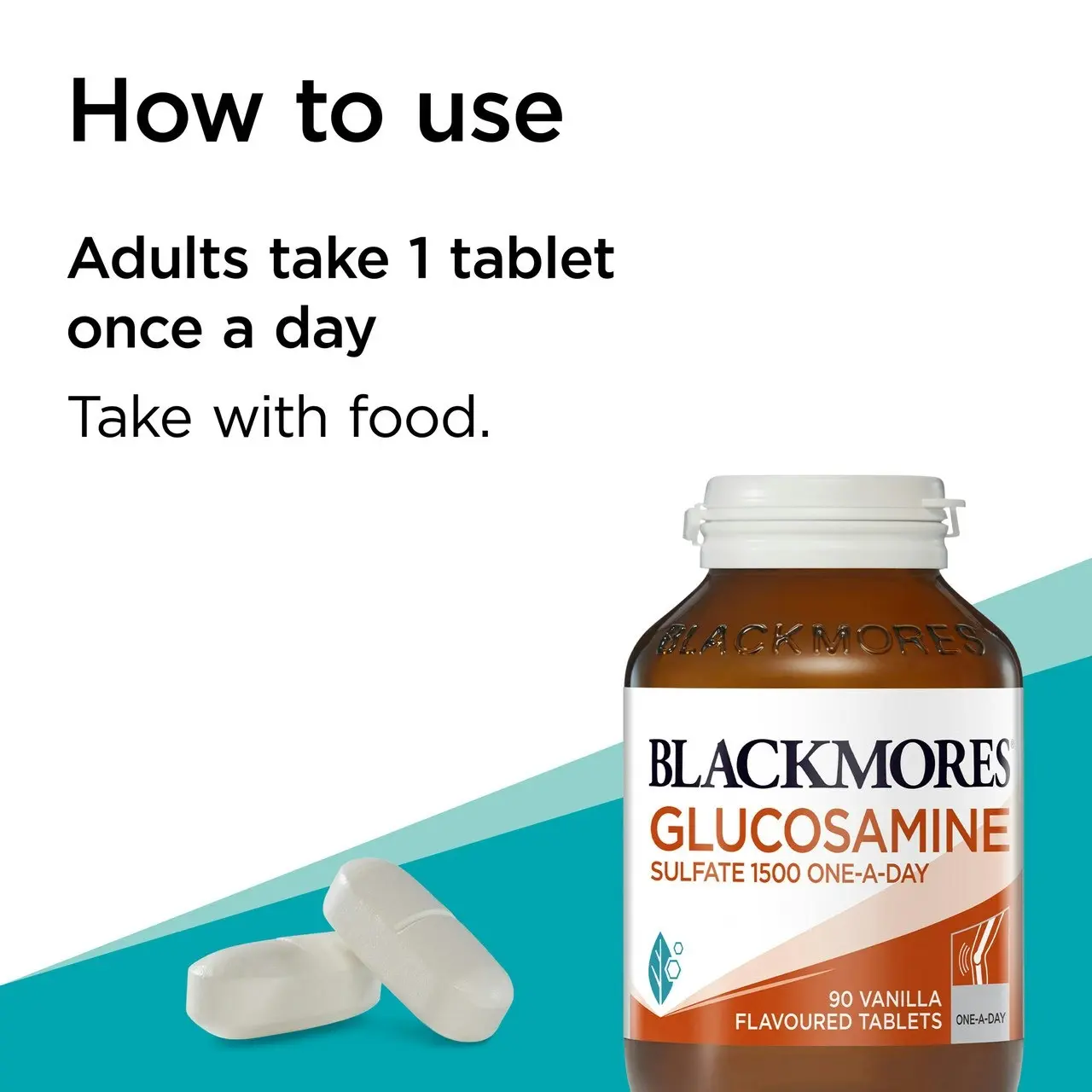 Blackmores Glucosamine Sulfate 1500 One-A-Day 90 Tablets