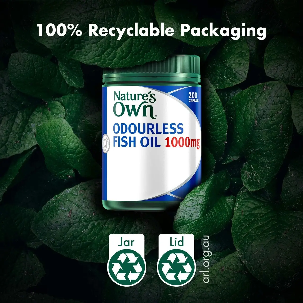 Nature's Own Odourless Fish Oil 1000mg